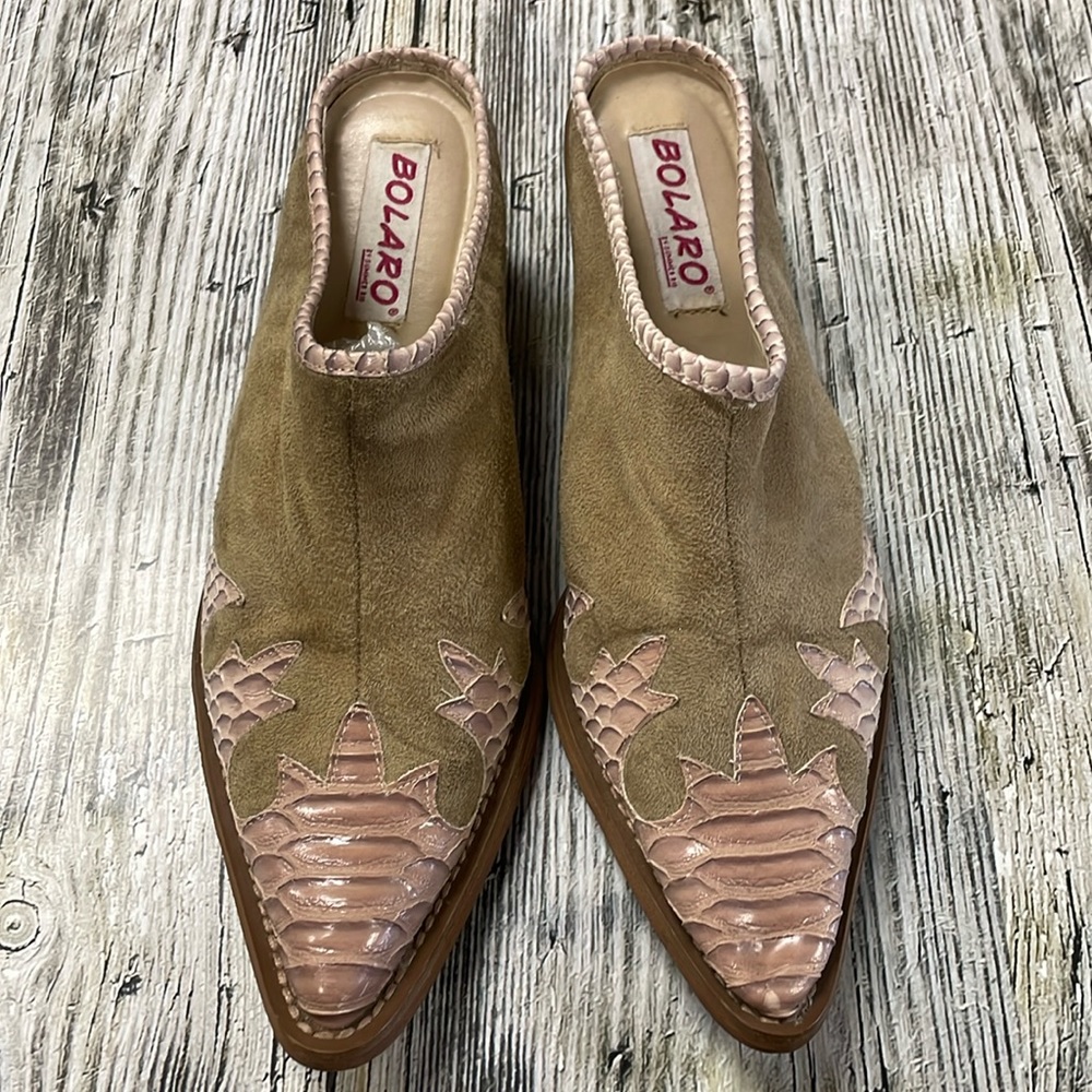 Bolaro Mules, womens size 8-8.5
